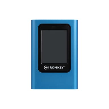 Kingston Ironkey Vault Privacy 80 480GB EXT SSD USB Type-C Sininen