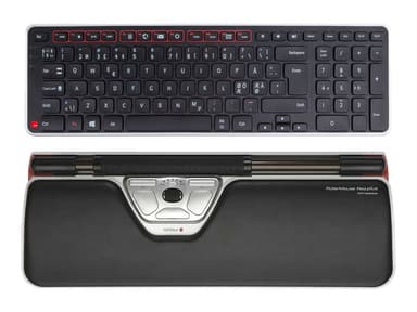 Contour Design RollerMouse Red Plus Wireless + Balance keyboard Wireless Nordisk Tastatur og rullebarre-musesæt