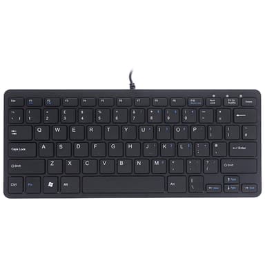 R-Go Tools Compact Keyboard Kabling UK Tastatur