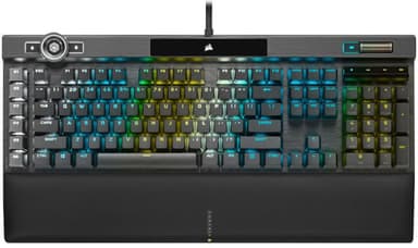Corsair K100 RGB Optical-Mechanical Keyboard Kabling Nordisk Tastatur