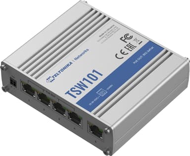Teltonika TSW101 5-portars omanagerad PoE+ 60W switch 