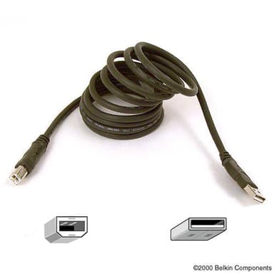 Belkin Pro Series USB-Kaapeli 1.8m USB A USB B Harmaa