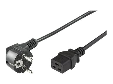 Microconnect - Strömkabel 0.5m Ström CEE 7/7 Hane Ström IEC 60320 C19