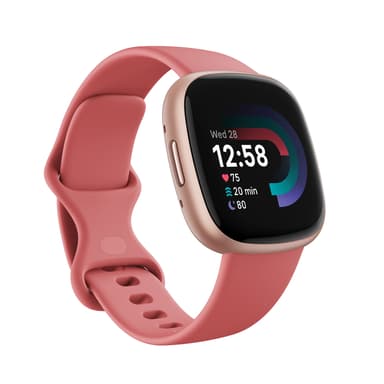 Fitbit Versa 4 Pink Sand/Copper Rose Aktivitetssporer 