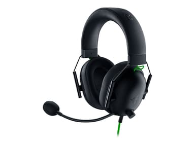 Razer BlackShark V2 X Headset 3,5 mm jackstik 7.1 surroundkanal Sort