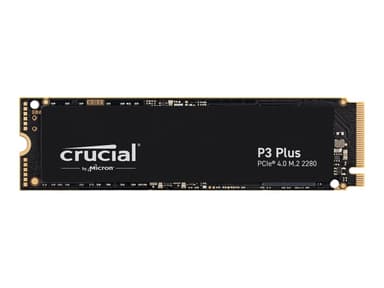 Crucial P3 Plus SSD-levy 500GB M.2 2280 PCI Express 4.0 (NVMe)