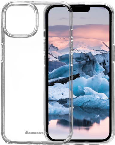 dbramante1928 Greenland 100 % resirkulert plast iPhone 14 Pro Gjennomsiktig