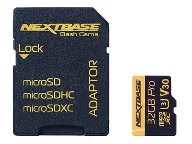 Nextbase 32 GB U3 microSD-kort i industrikvalitet Sort 