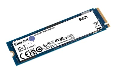 Kingston NV2 SSD-levy 500GB M.2 2280 PCI Express 4.0 x4 (NVMe)