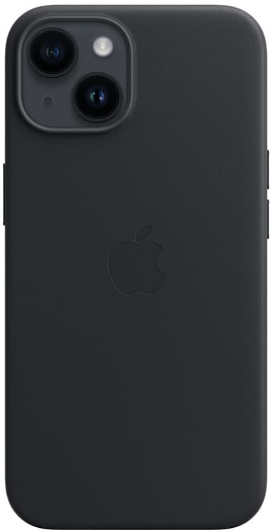 Apple Läderskal med MagSafe iPhone 14 Midnatt 