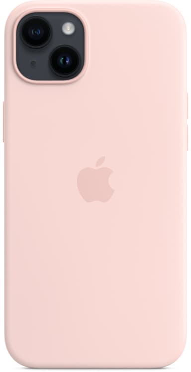 Apple Silicone Case With Magsafe iPhone 14 Plus Chalk Pink