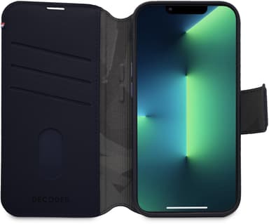 Decoded Leather Detachable Wallet iPhone 13 iPhone 14 Marin