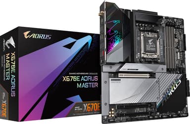 Gigabyte X670E AORUS MASTER Udvidet ATX Bundkort