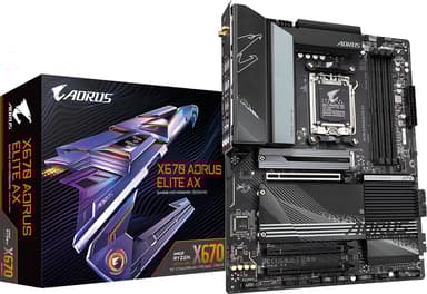 Gigabyte X670 AORUS ELITE AX ATX Moderkort