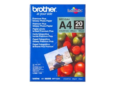 Brother Papper Foto Glossy A4 20 Ark 260g 