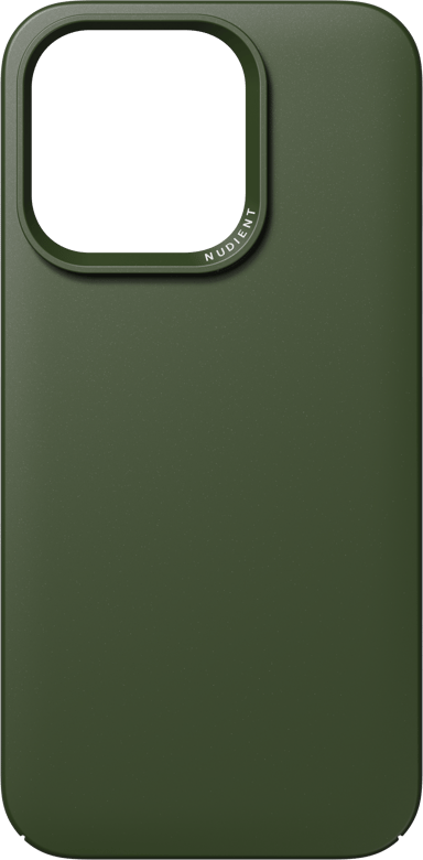 Nudient Thin Case iPhone 14 Pro Pinjegrön