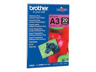 Brother Papper Foto Glossy A3 20 Ark 260g 
