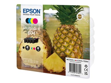 Epson Ink Multipack 604 (B/C/M/Y) Total 10.6ml 