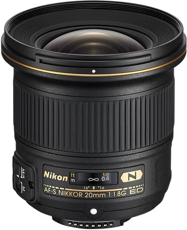 Nikon Nikkor AF-S laajakulmalinssi Nikon F