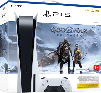 Sony Playstation 5 Standard + God Of War Ragnarok 825GB 