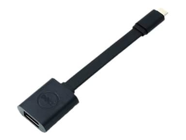 Dell USB-C till USB 3.0 Adapter 0.131m 24 pin USB-C Hane 9-stifts USB typ A Hona