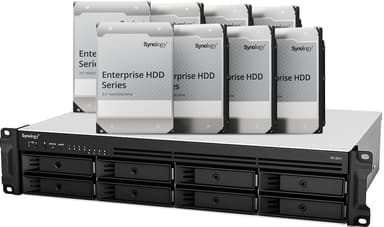 Synology RackStation RS1221+ 8X8TB HAT5310-8T Pre-Installed (64TB) 