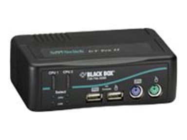 Black Box DT KVM Switch (Incl. Cables) - VGA USB 2-Port 