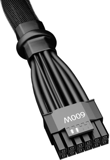 be quiet! 12VHPWR ADAPTER CABLE 0.6m 12-stifts PCI Express-strøm 