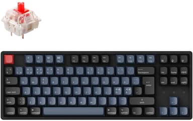 Keychron K8 Pro QMK/VIA RGB Gateron Red Kabelansluten Trådlös Nordisk