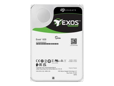 Seagate EXOS X20 18TB 512E/4KN 3.5" 7200r/min SATA 6.0 Gbit/s HDD