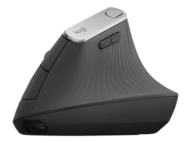 Logitech MX Vertical Draadloos Met bekabeling 4,000dpi Verticale muis Zwart 