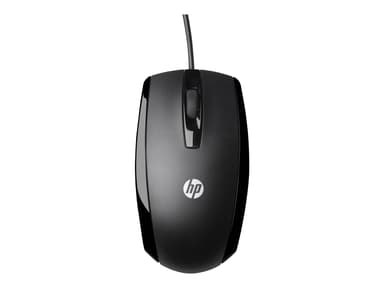 HP X500 Met bekabeling Muis Zwart
