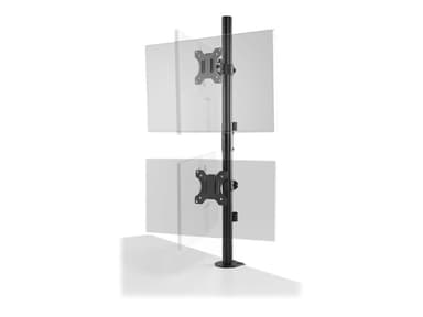 Kensington Mounting Kit Pole - Dual Arm C-Clamp 13-32" Black 