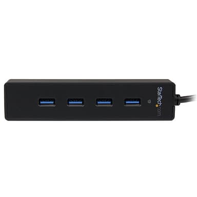 Startech 4 Port Portable Superspeed USB 3.0 Hub With Built-In Cable 