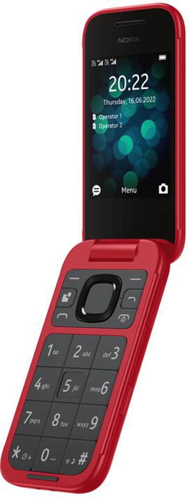 Nokia 2660 4G + Dockingstation Dual-SIM Röd