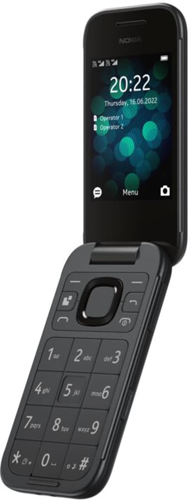 Nokia 2660 4G + Dockingstation Dual-SIM Svart