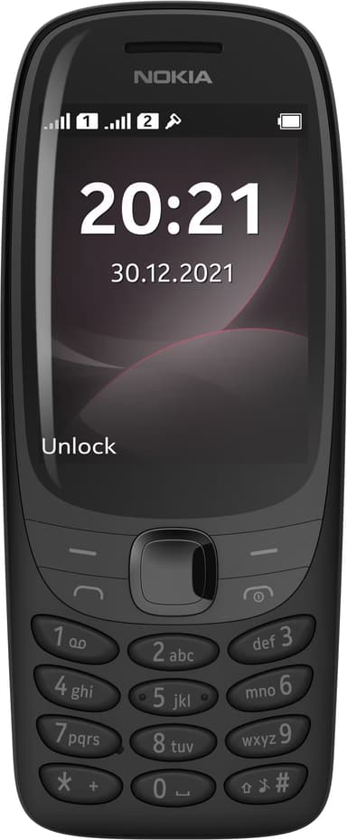 Nokia 6310 Dobbelt-SIM Svart