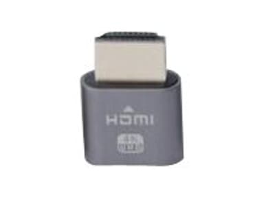 Microconnect 4K Universel Virtuel Display adapter HDMI Dummy Plug HDMI-tyyppi A (vakio) Harmaa