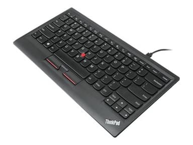 Lenovo ThinkPad Compact USB Keyboard with TrackPoint Langallinen Yhdysvaltain Näppäimistö