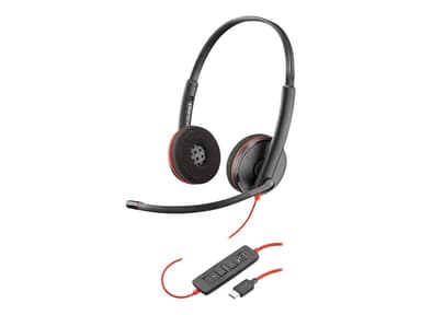 Poly Poly Blackwire C3220 Headset USB-C Stereo Svart