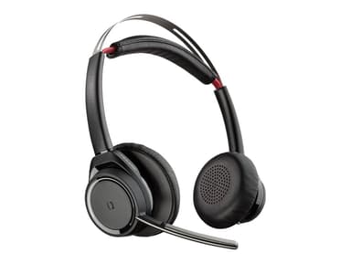 Poly Voyager Focus UC B825-M BT (W/O Charger Stand) Headset Stereo Svart