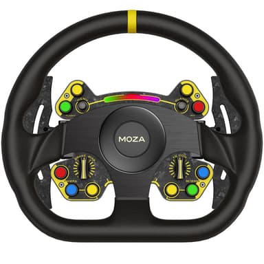 Moza Racing RS Steering Wheel - D-Shape Leather Version 
