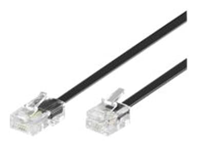 Microconnect - Telefoonkabel 6m RJ-45 (4-pins) Male RJ-11 Male