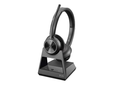 Poly Savi 7320 CD Stereo Trådlöst headsetsystem Stereo Svart
