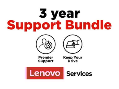 Lenovo Onsite + Keep Your Drive + Premier Support - utökat serviceavtal - 3 år - på platsen 