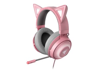 Razer Kraken Kitty Edition Gaming Headset Hodesett USB Stereo Rosa