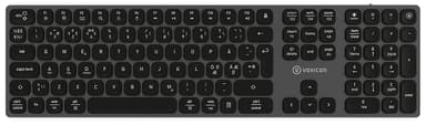 Voxicon PRIME KEYBOARD PX1 BT Trådløs Nordisk Grå Svart 
