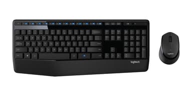 Logitech Wireless Combo MK345 Engelsk - USA/International Tastatur og mus-sæt