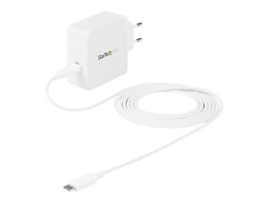 Startech .com USB C Wall Charger, USB C Laptop Charger 60W PD, 6ft/2m Cable, Universal Compact Type C Power Adapter, Dell XPS/Lenovo X1 Carbon, HP EliteBook, MacBook, USB IF/CE Certified 5 / 9 / 12 / 15 / 20V 3A 60W