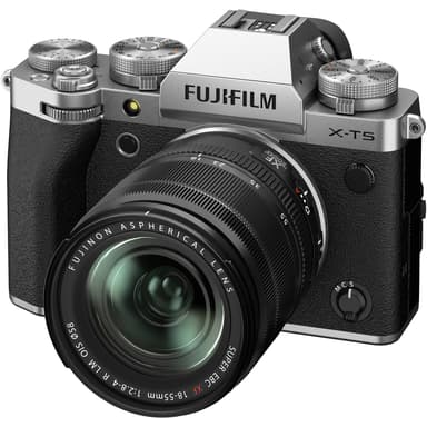 Fujifilm X-t5 Kit Xf18-55mmf2,8-4 R Silver 